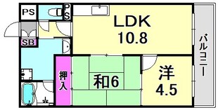 レーベンハイムの物件間取画像